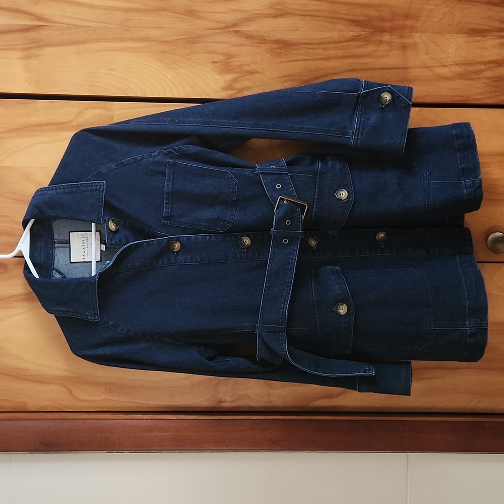 Belted Denim Jacket